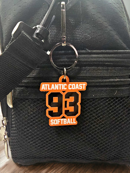 Personalized Number Sports/Equipment Bag Tag