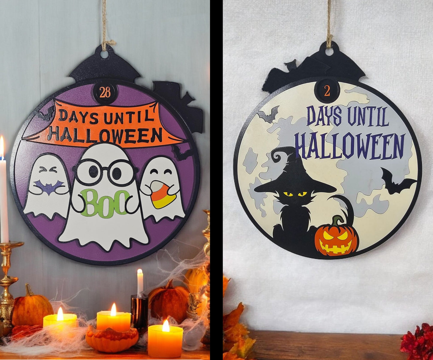 Countdown to Halloween - Festive 31-Day Hanging Wall Calendar