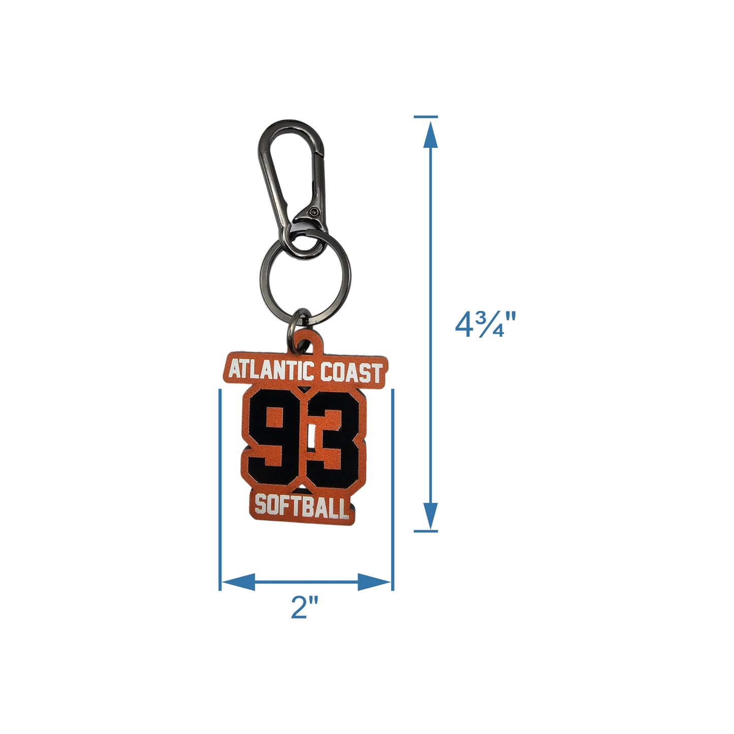 Personalized Number Sports/Equipment Bag Tag