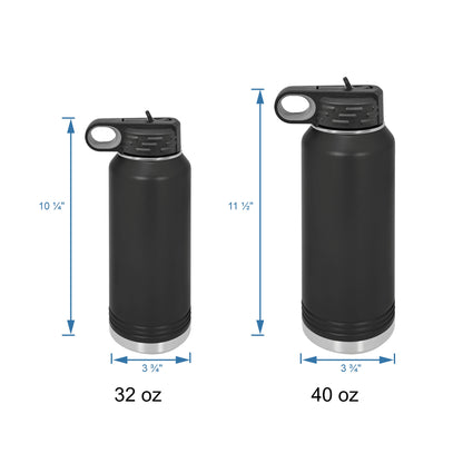 Stainless Steel Vacuum Insulated Water Bottles (6 different colors)