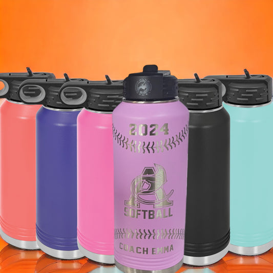 Stainless Steel Vacuum Insulated Water Bottles (6 different colors)