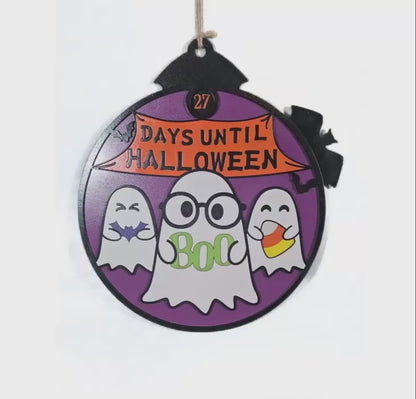 Countdown to Halloween - Festive 31-Day Hanging Wall Calendar